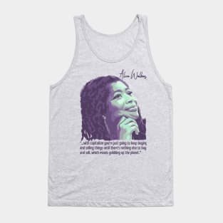 Alice Walker Portrait and Quote Tank Top